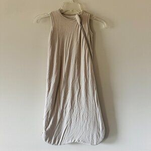 Kyte Baby Sleep Sack M 1.0tog Double Zip Wearable Blanket Bamboo Pale Taupe